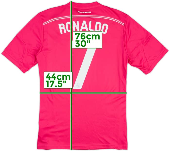 2014-15 Real Madrid Away Shirt Ronaldo #7 (M)