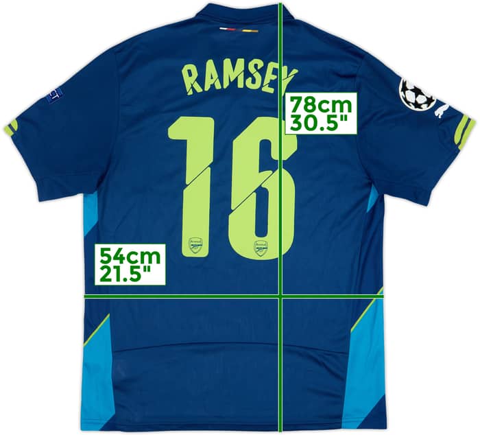 2014-15 Arsenal Third Shirt Ramsey #16 - 6/10 - (L)