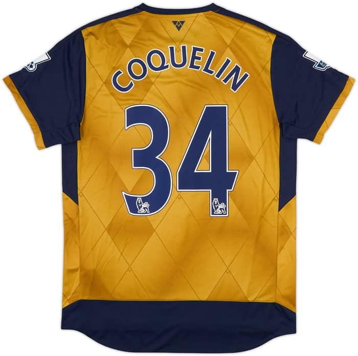 2015-16 Arsenal Away Shirt Coquelin #34 - 9/10 - (L)
