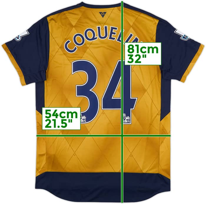 2015-16 Arsenal Away Shirt Coquelin #34 - 9/10 - (L)