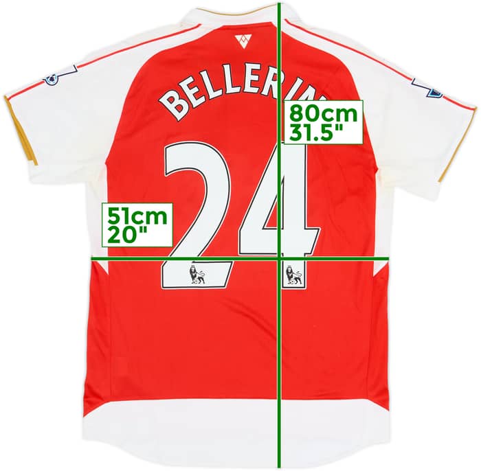 2015-16 Arsenal Home Shirt Bellerin #24 - 7/10 - (L)