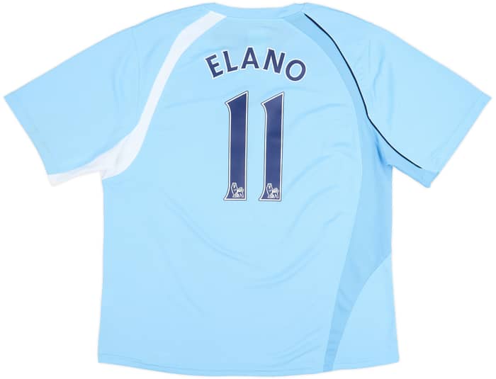 2008-09 Manchester City Home Shirt Elano #11 - 6/10 - (XL)