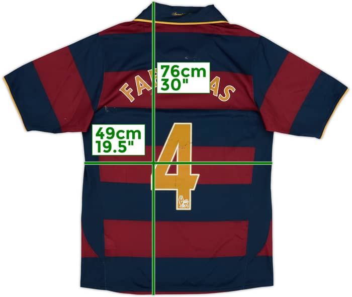 2007-08 Arsenal Third Shirt Fabregas #4 - 5/10 - (S)