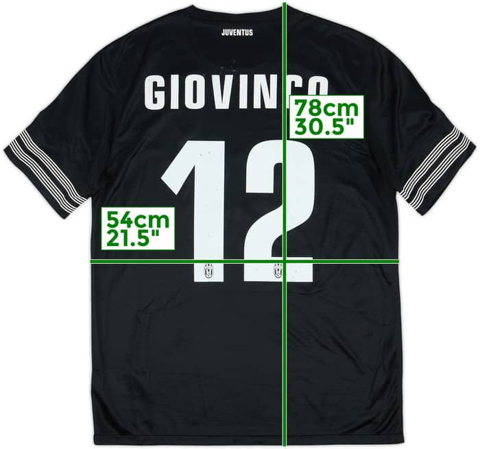2012-13 Juventus Away Shirt Giovinco #12 - 5/10 - (L)