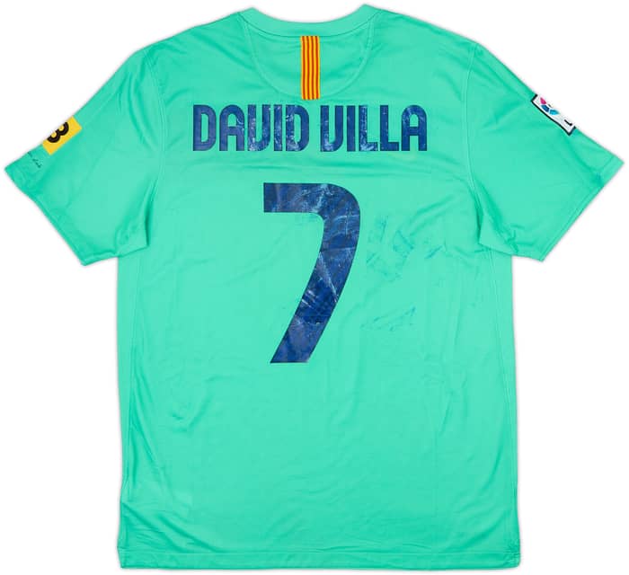 2010-11 Barcelona Away Shirt David Villa #7 - 4/10 - (L)
