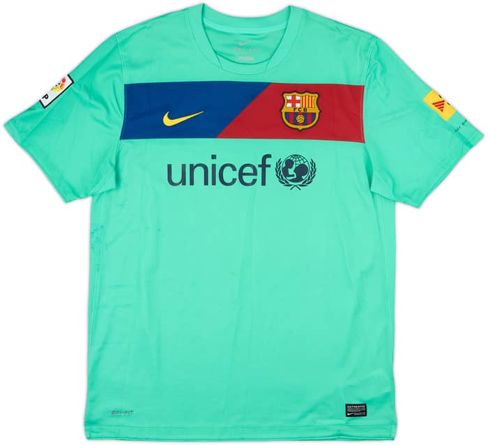 2010-11 Barcelona Away Shirt David Villa #7 - 4/10 - (L)