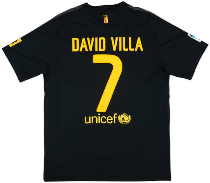 2011-12 Barcelona Away Shirt David Villa #7 - 5/10 - (L)
