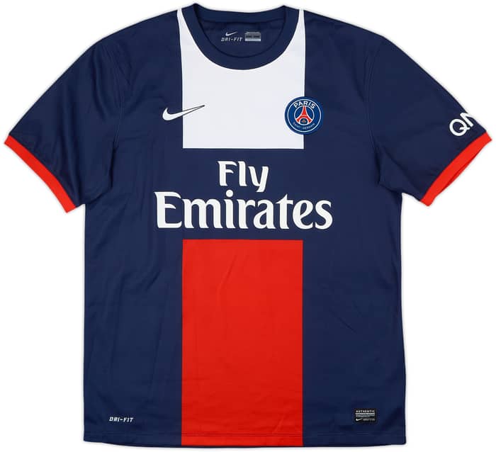 2013-14 Paris Saint-Germain Home Shirt Ibrahimovic #10 - 6/10 - (L)