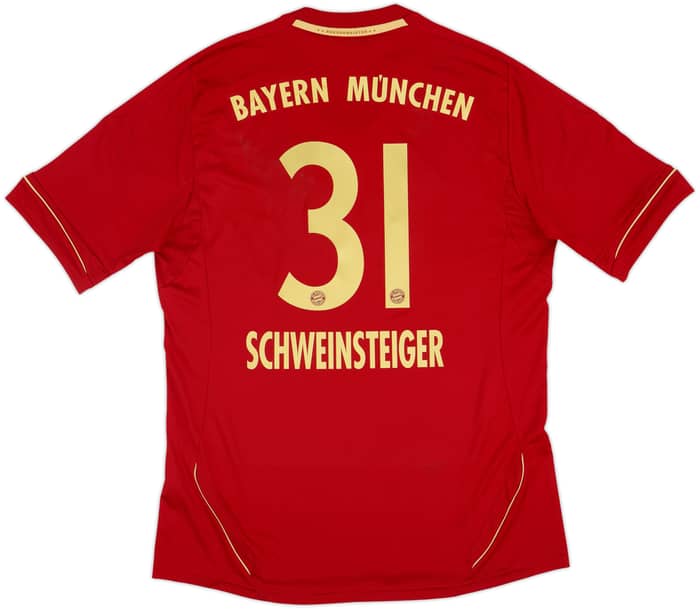 2011-13 Bayern Munich Home Shirt Schweinsteiger #31 - 6/10 - (L)
