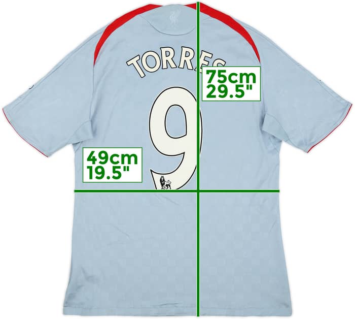 2008-09 Liverpool Away Shirt Torres #9 - 7/10 - (M)
