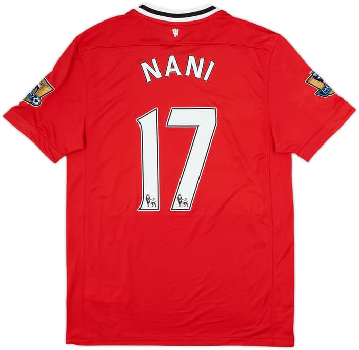 2011-12 Manchester United Home Shirt Nani #17 - 9/10 - (M)
