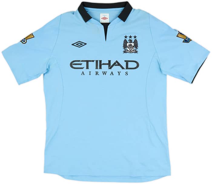 2012-13 Manchester City Home Shirt Kun Aguero #16 - 8/10 - (L)