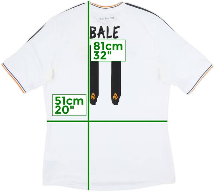 2013-14 Real Madrid Home Shirt Bale #11 - 6/10 - (L)