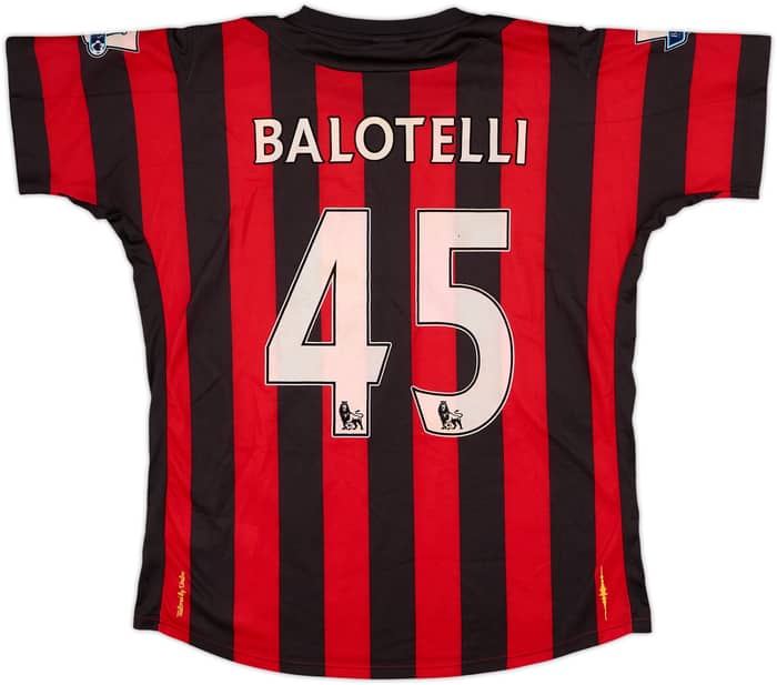 2011-12 Manchester City Away Shirt Balotelli #45 - 8/10 - (L)