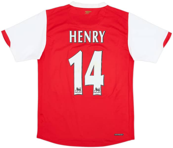 2006-08 Arsenal Home Shirt Henry #14 - 6/10 - (S)