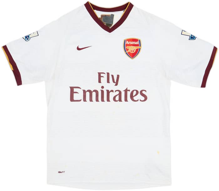 Camiseta de visitante del Arsenal 2007-08 Eduardo #9 - 6/10 - (S)