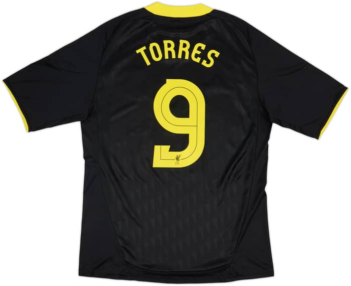 2010-11 Liverpool Camiseta de Tercera Torres #9 - 8/10 - (L)