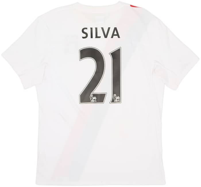 2009-11 Manchester City Third Shirt Silva #21 - 8/10 - (M)