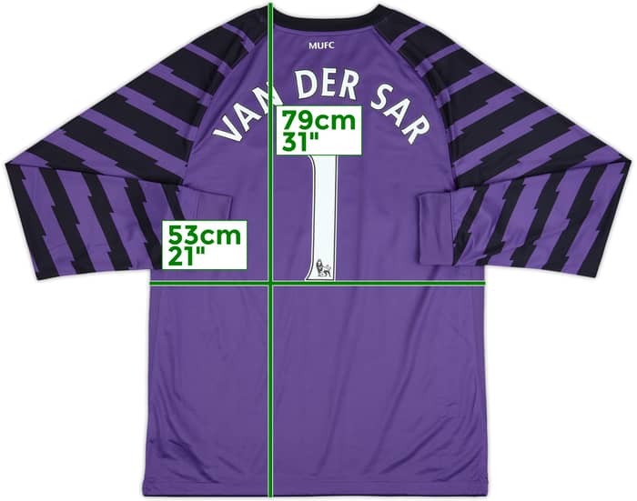 2010-11 Manchester United GK Shirt Van Der Sar #1 - 8/10 - (L)