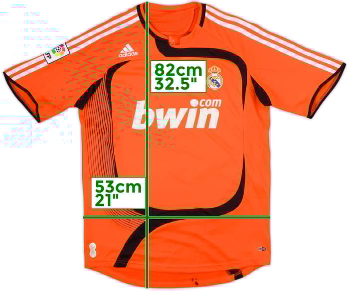 2007-08 Real Madrid GK S/S Shirt - 7/10 - (M)