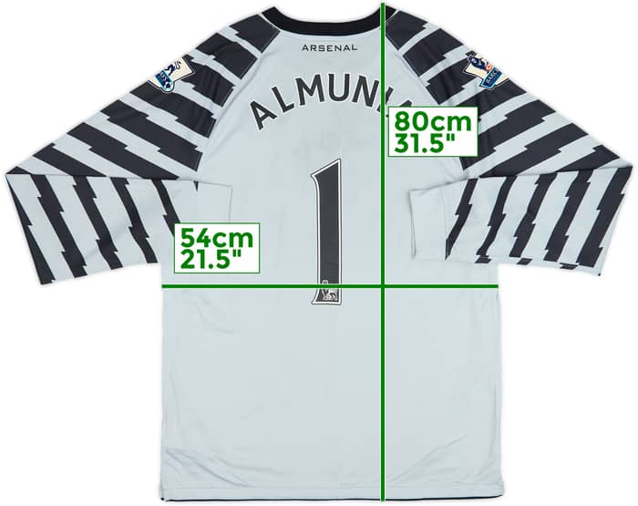 2010-11 Arsenal GK Shirt Almunia #1 - 5/10 - (L)
