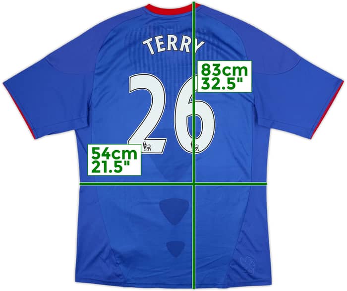 2010-11 Chelsea Home Shirt Terry #26 - 7/10 - (L)