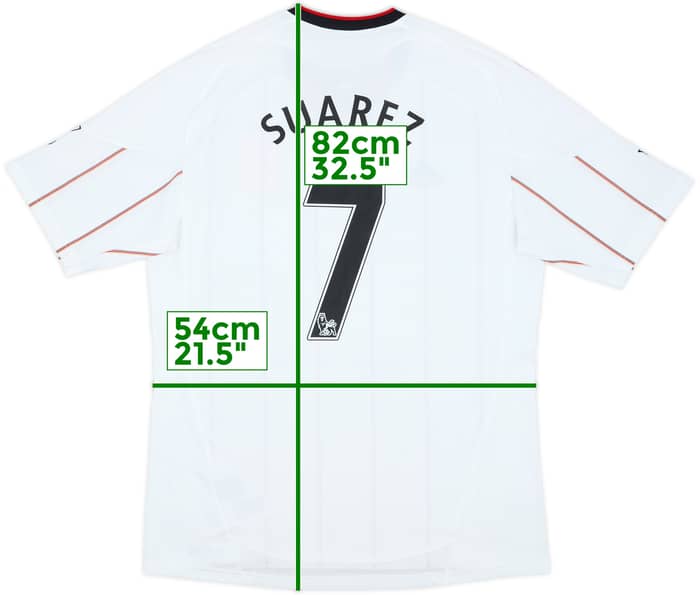 2010-11 Liverpool Away Shirt Suarez #7 - 6/10 - (L)