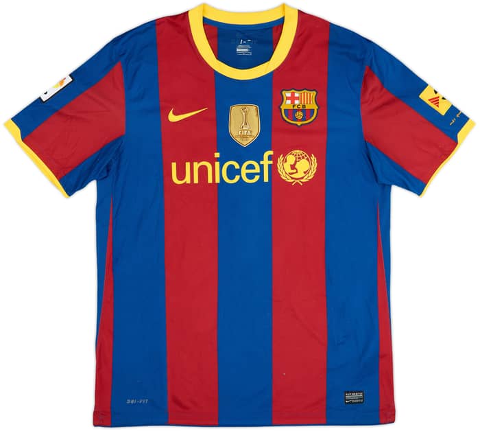 2010-11 Barcelona **Camiseta Local** Messi #10 - 6/10 - (L)