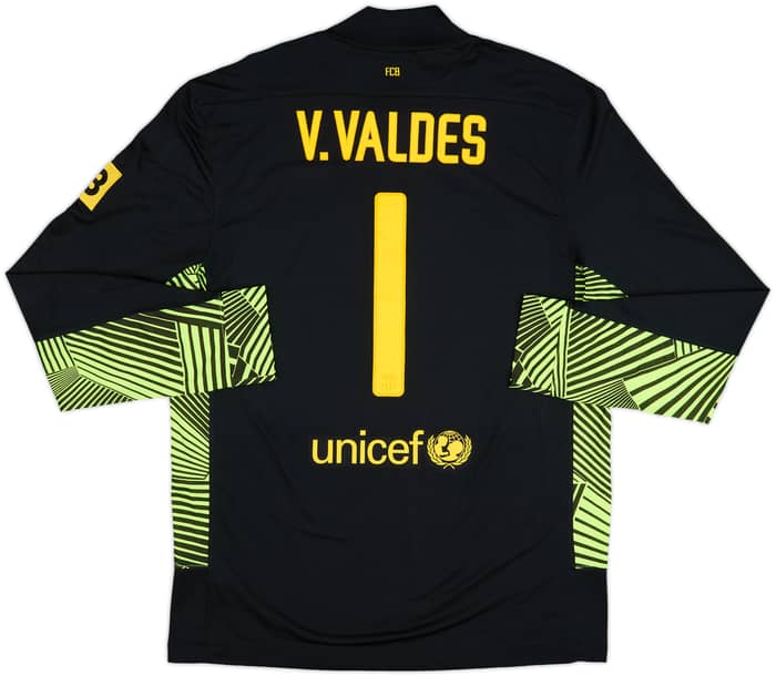 2011-12 Barcelona GK Shirt V.Valdes #1 - 7/10 - (L)