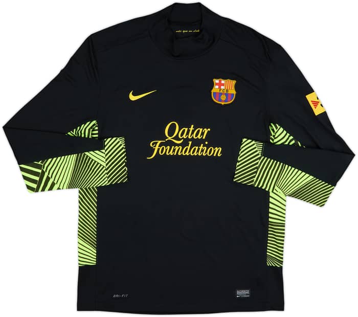 2011-12 Barcelona GK Shirt V.Valdes #1 - 7/10 - (L)