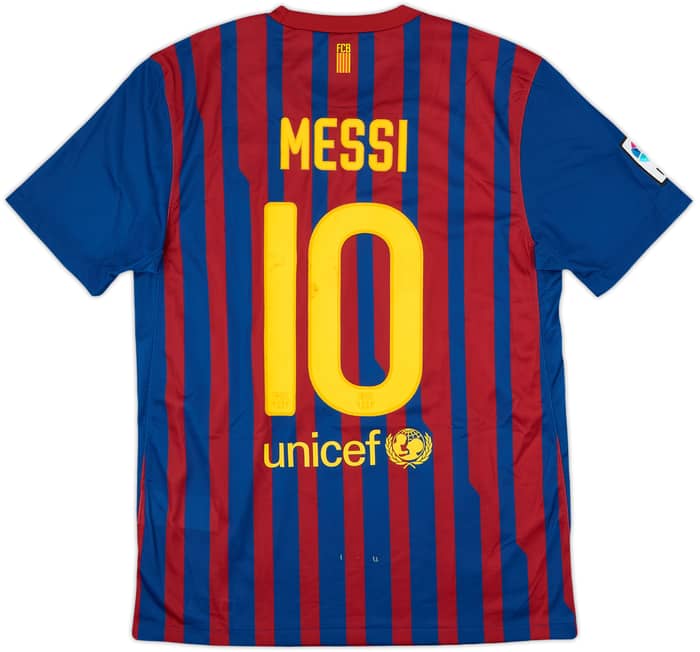 2011-12 Barcelona Home Shirt Messi #10 - 5/10 - (M)