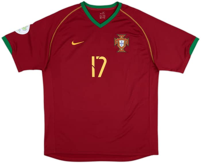 2006-08 Portugal Home Shirt C.Ronaldo #17 - 8/10 - (L)