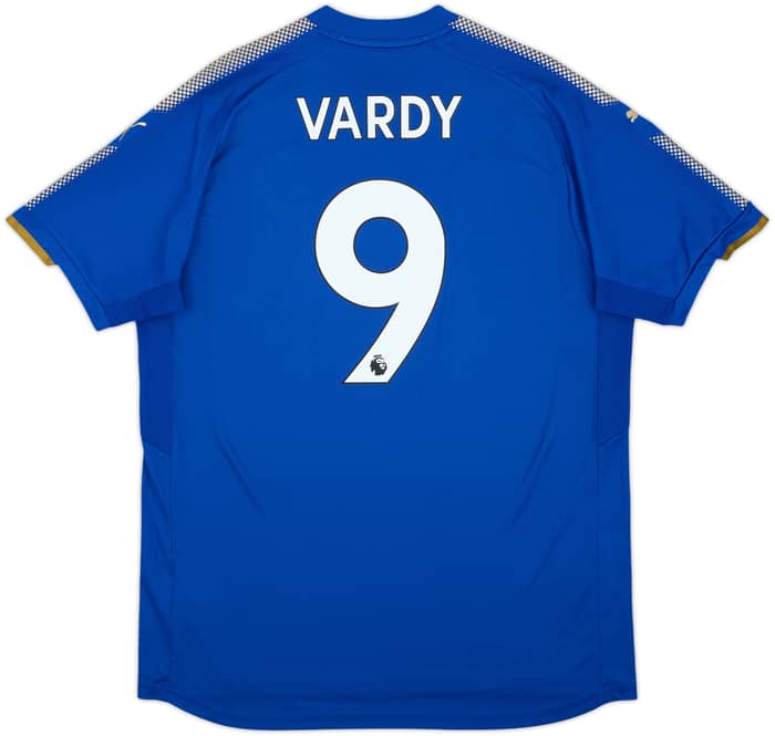 2017-18 Leicester Home Shirt Vardy #9 - 10/10 - (XL)