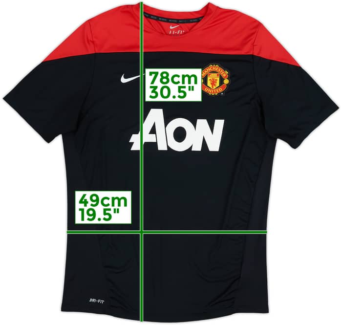 2014-15 Manchester United Nike Training Shirt - 9/10 - (XL)