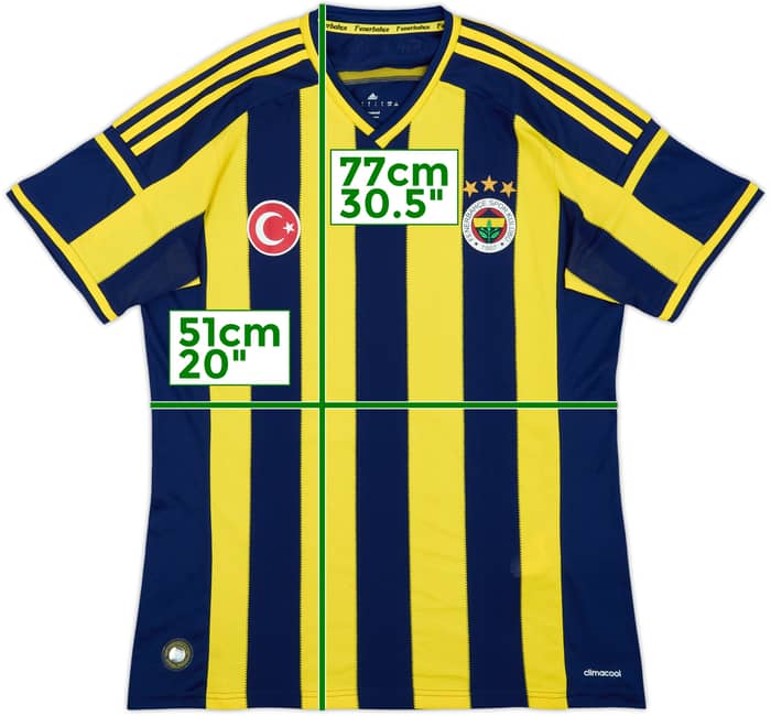 2014-15 Fenerbahce Home Shirt - 10/10 - (L)