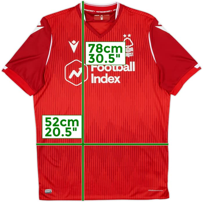 2019-20 Nottingham Forest Home Shirt - 9/10 - (L)