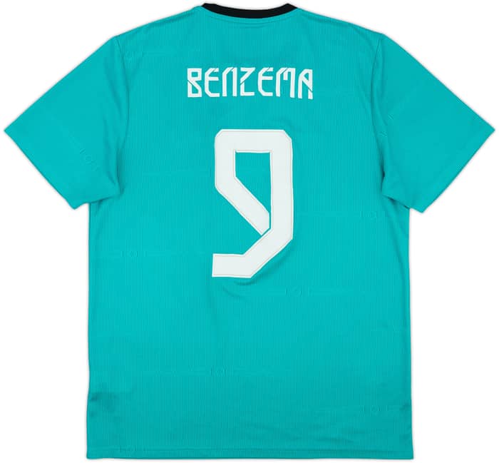 2021-22 Real Madrid Third Shirt Benzema #9 - 6/10 - (L)