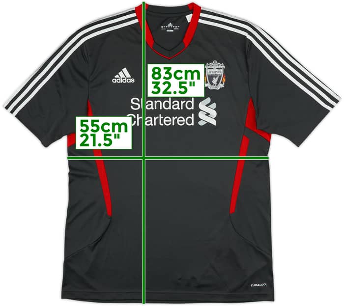 2011-12 Liverpool adidas Training Shirt - 6/10 - (XL)