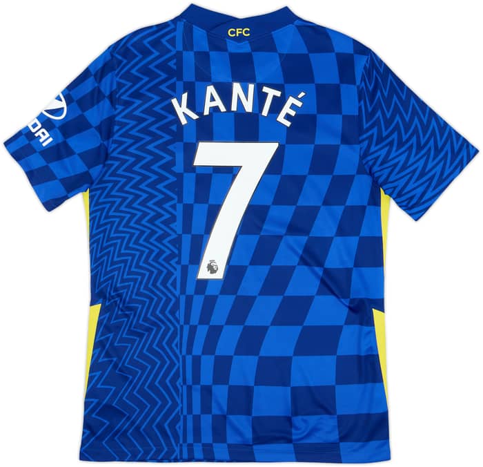 2021-22 Chelsea Home Shirt Kante #7 - 8/10 - (M)