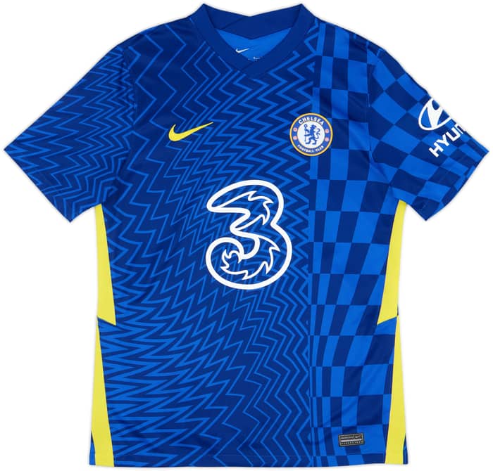 2021-22 Chelsea Home Shirt Kante #7 - 8/10 - (M)