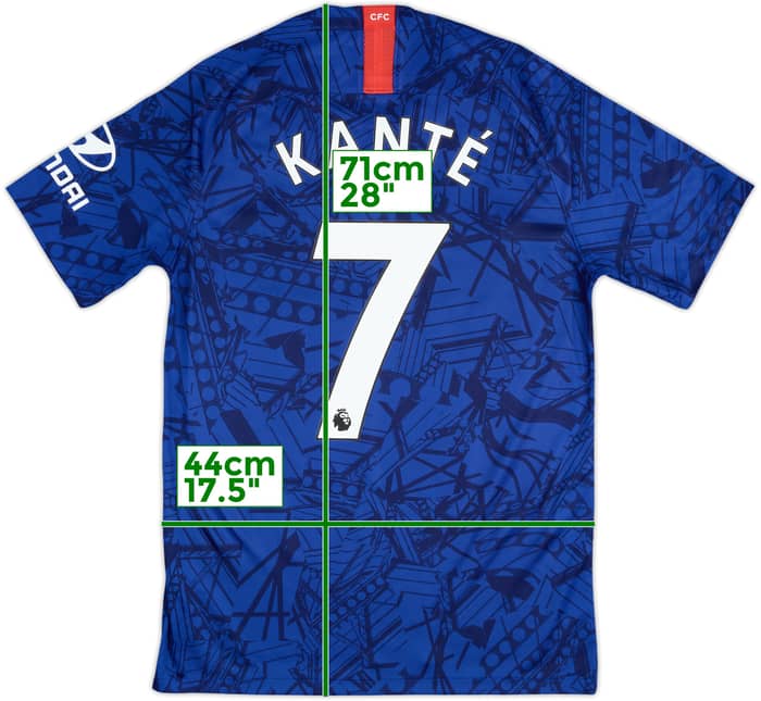 2019-20 Chelsea Home Shirt Kante #7 - 8/10 - (S)