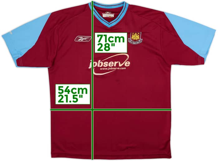 2003-05 West Ham Home Shirt - 8/10 - (L)