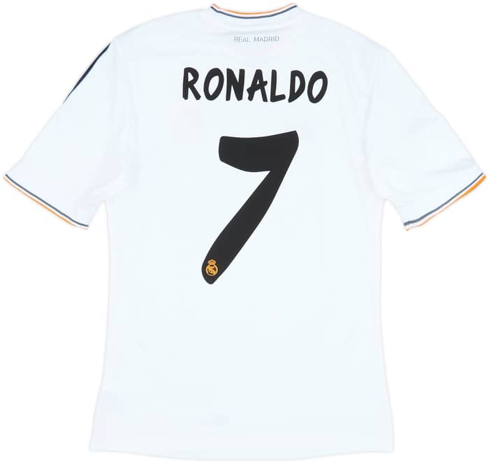 2013-14 Real Madrid Home Shirt Ronaldo #7 - 8/10 - (S)
