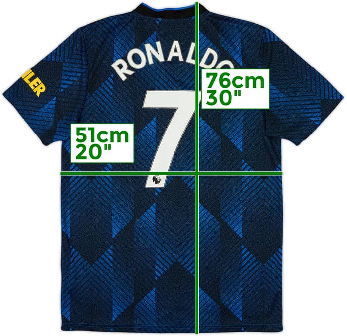 2021-22 Manchester United Third Shirt Ronaldo #7 - 5/10 - (M)
