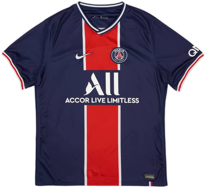 2020-21 Paris Saint-Germain Home Shirt Neymar Jr #10 - 6/10 - (L)