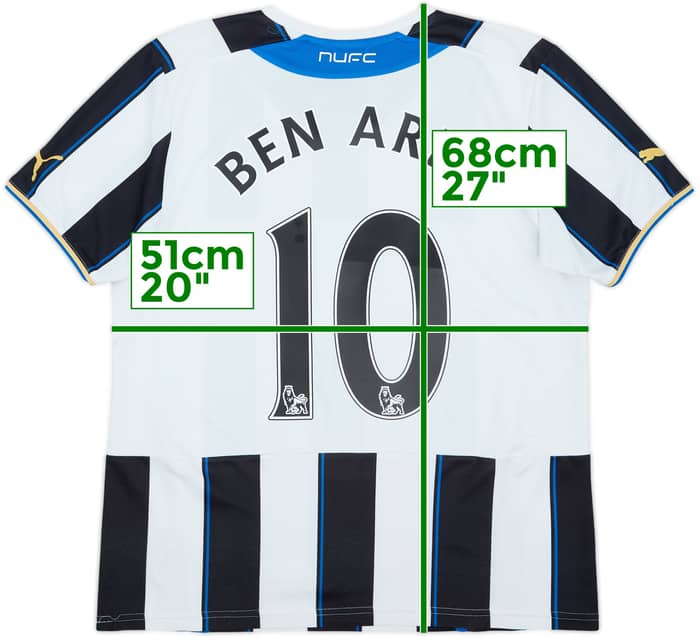 2013-14 Newcastle Home Shirt Ben Arfa #10 - 5/10 - (S)
