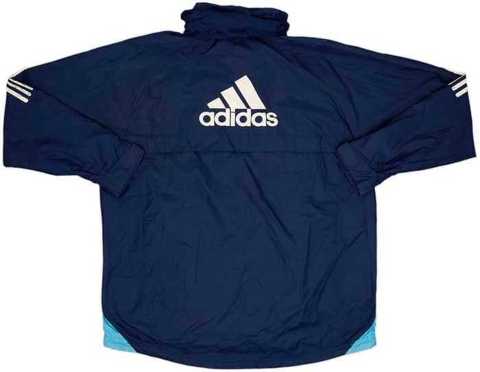 2002-03 Olympique Marseille adidas Hooded Rain Jacket - 5/10 - (XL)