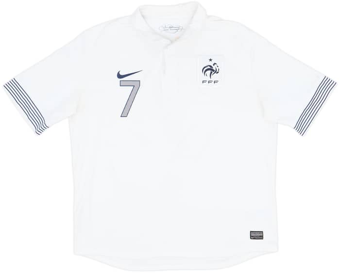 2012-13 France Away Shirt Ribery #7 - 8/10 - (XL)