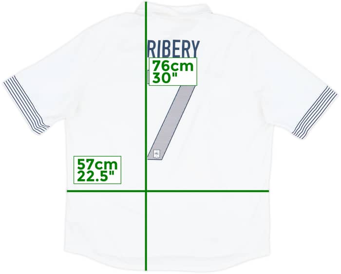 2012-13 France Away Shirt Ribery #7 - 8/10 - (XL)