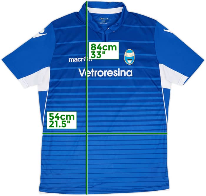 2017-18 SPAL Macron Training Shirt - 9/10 - (XXL)